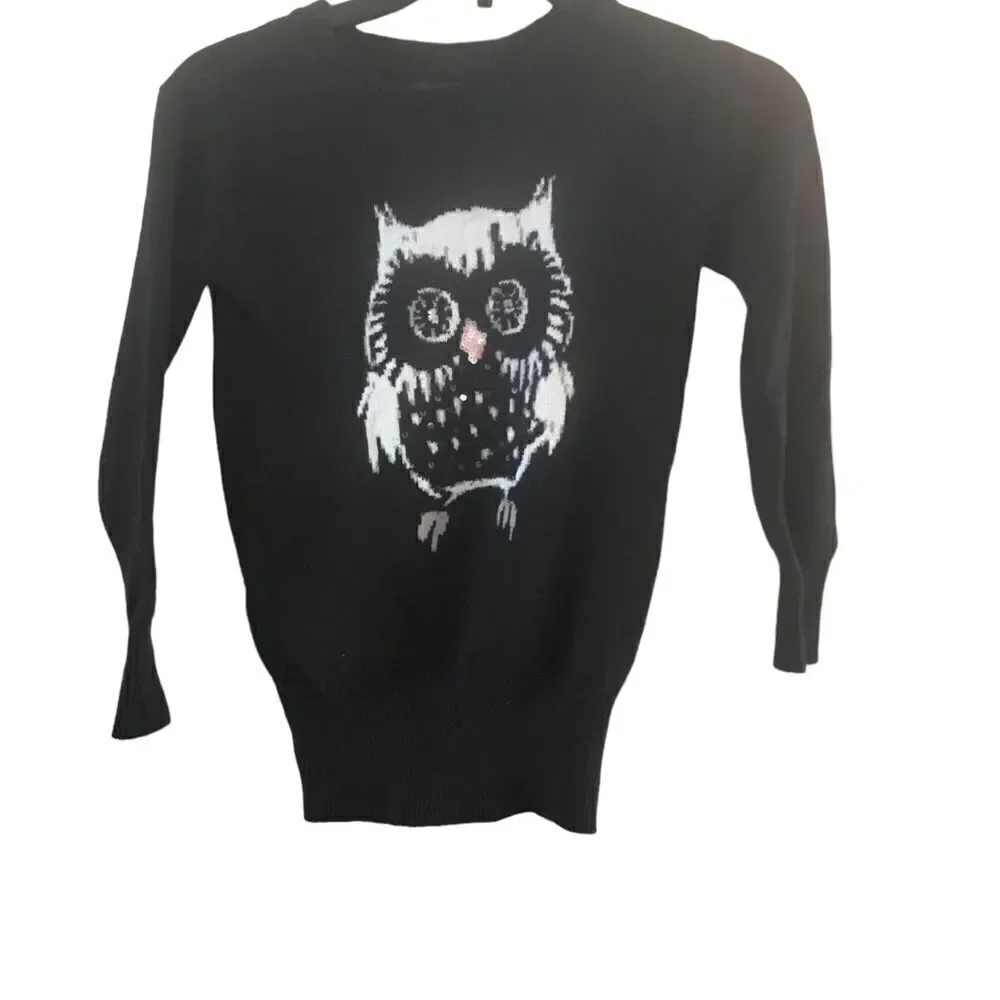 Gap Kids Black Pullover Sweater Girls Size 8